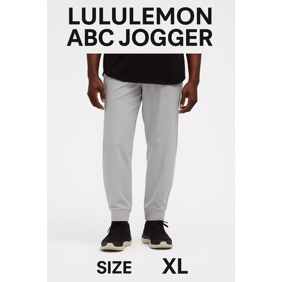 Lululemon MP23 ABC Jogger WovenAir - Silver Drop - Size XL - Picture 1 of 7